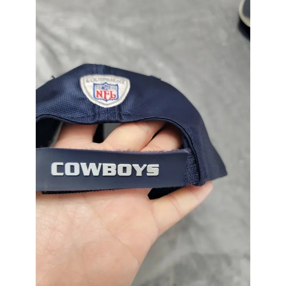 Reebok NFL Dallas Cowboys Baseball‎ Cap Hat Blue Rubberized Bill Cap *PICS*